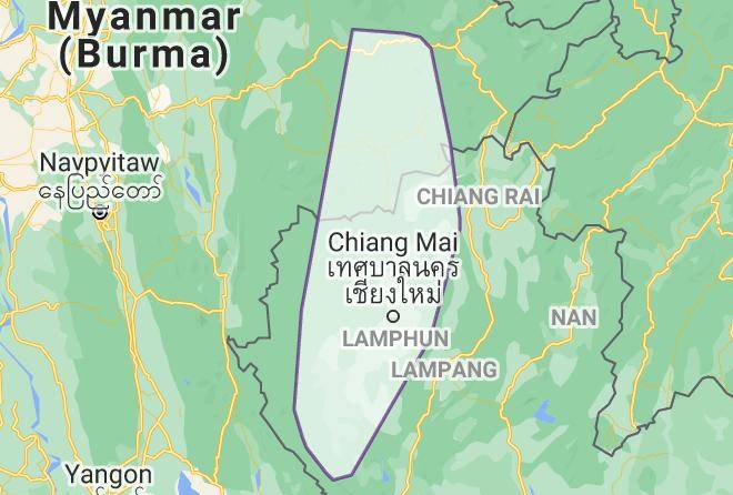 Amphoe Chiang Dao - Baanlomyen Maps