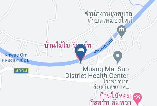 Amphoe Amphawa - Baanmai Mo Resort Maps