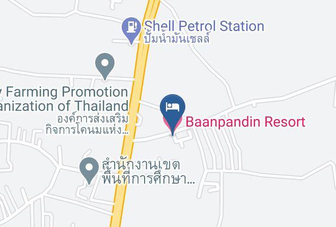 Amphoe Pran Buri - Baanpandin Resort Maps