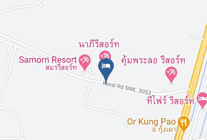 Amphoe Mueang Sakon Nakhon - Baansaensook Resort Maps