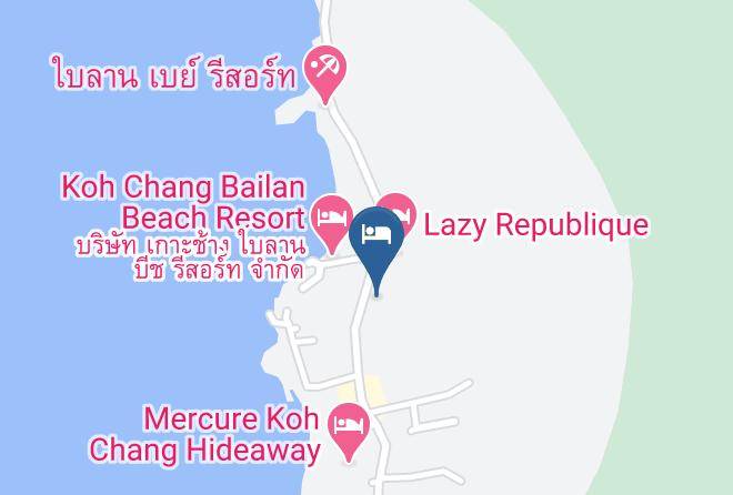 Amphoe Ko Chang - Baansanook Bungalows Maps