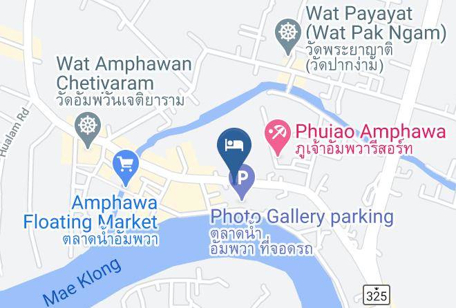 Amphoe Amphawa - Baansaranrom Amphawa Maps