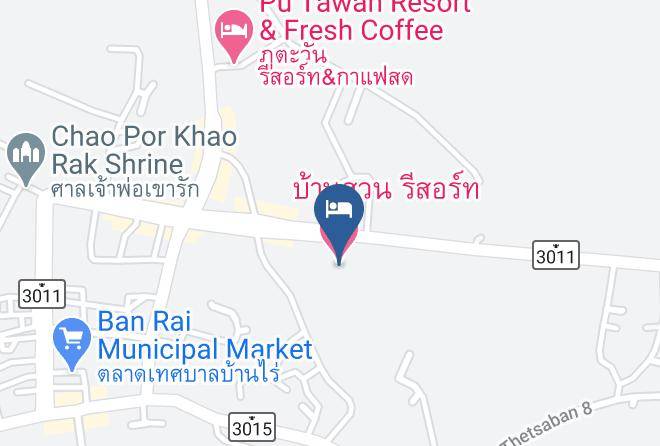 Amphoe Ban Rai - Baansuan Resort Maps