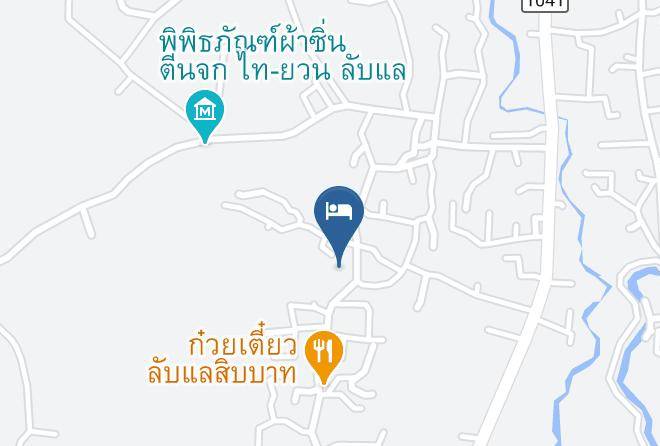 Amphoe Laplae - Baansuan Saengtawan Resort Maps