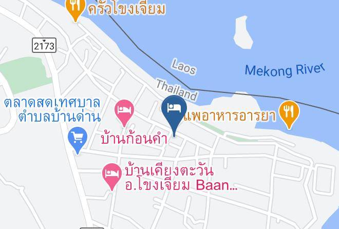 Amphoe Khong Chiam - Baansuanrimnam Resort Maps