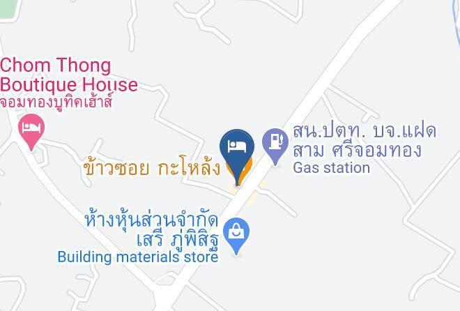 Amphoe Chom Thong - Baansunlomjoy Hotel Maps
