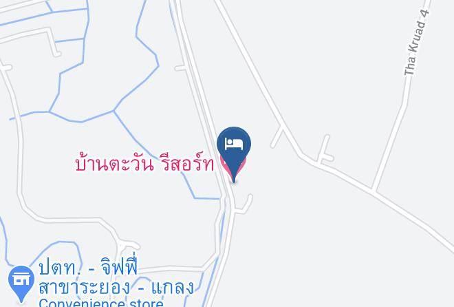 Amphoe Klaeng - Baantawan Resort Maps