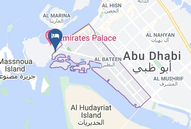 Abu Dhabi - Bab Al Qasr Hotel Maps