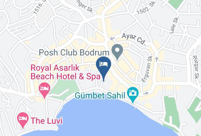 Bodrum - Bodrum Hotel Baba Maps