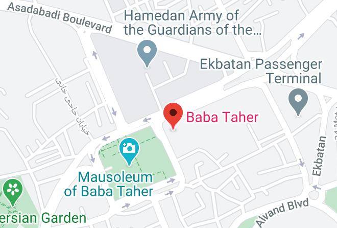 Hamadan - Baba Taher Hotel Maps