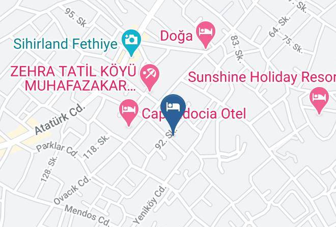 Fethiye - Babadag Otel Maps