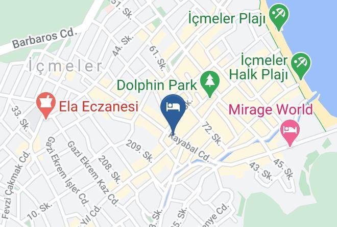 Marmaris - Babadan Boutique Hotel Maps