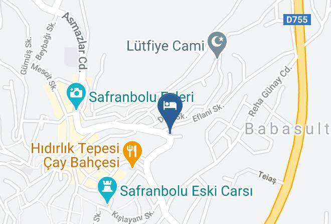 Safranbolu - Babahan Konaklari Maps