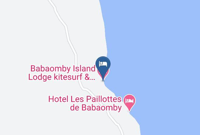 Babaomby Island Lodge Kitesurf & Windsurf Madagascar Map