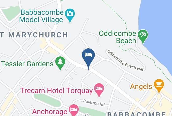 Torbay - Babbacombe Palms Hotel Maps