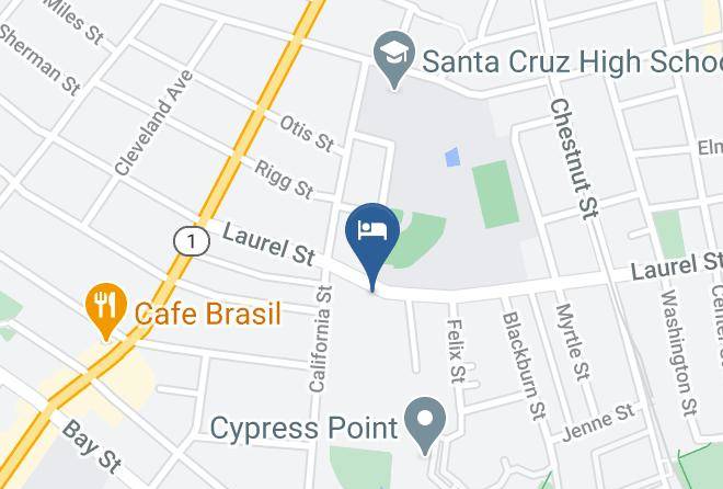 Santa Cruz - Babbling Brook Inn Maps