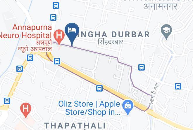 Kathmandu - Baber Mahal Vilas The Boutique Hotel Maps