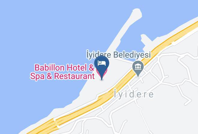 Iyidere - Babillon Hotel & Spa & Restaurant Maps