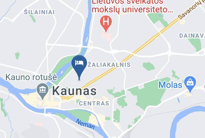 Kaunas - Babilonas Hotel Maps