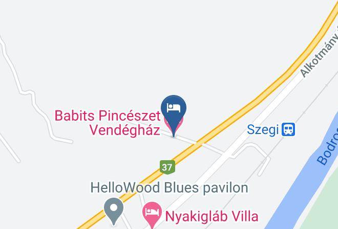 Szegi - Babits Pinceszet Vendeghaz Maps