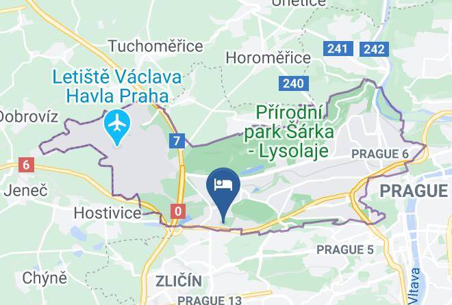 Prague - Babka Penzion Maps