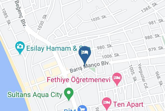 Fethiye - Babzen Kebap&butik Otel Maps