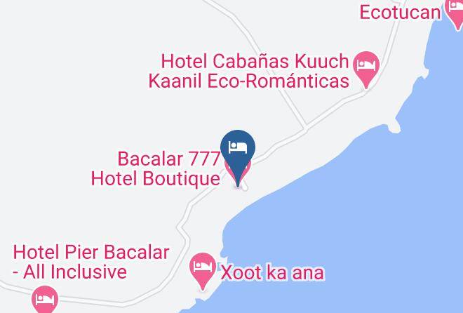 Bacalar - Bacalar 777 Hotel Boutique Maps