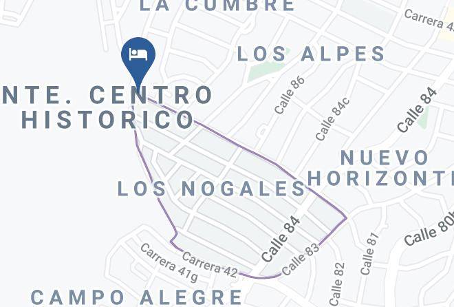 Barranquilla - Bacano Habitaciones Maps