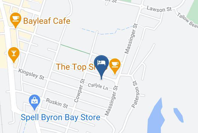 Bacchus Byron Bay Map