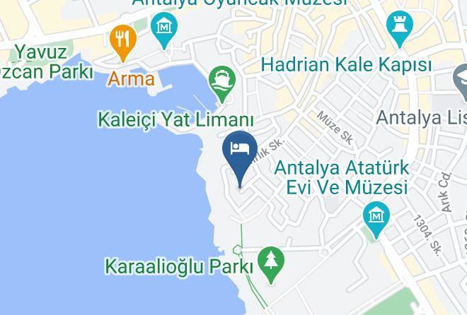 Muratpasa - Bacchus Pension Maps