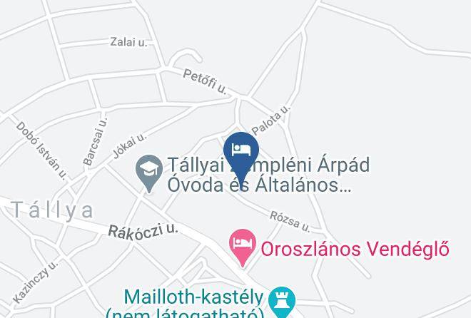 Tallya - Bacchus Vendeghaz Maps