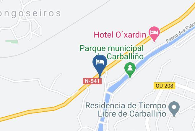 Orense - Baccus Hotel Y Restaurante Maps