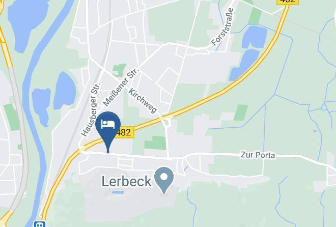 Bach Hotel Porta Westfalica Map