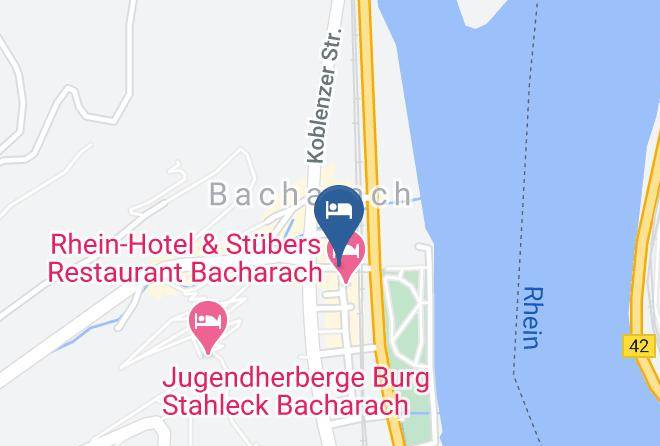 Mainz Bingen - Bacharacher Hof Maps