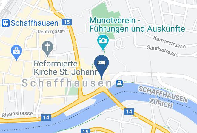 Schaffhausen - Back Packer Federnhut Maps