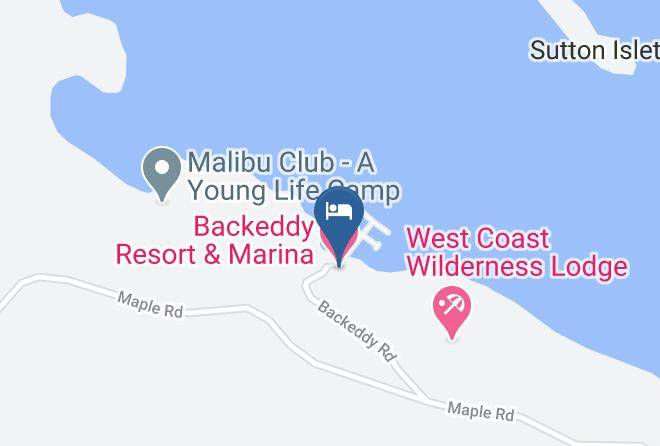 Sunshine Coast - Backeddy Resort & Marina Maps