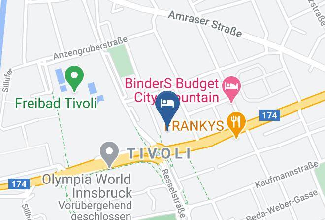 Innsbruck Stadt - Blackhome Innsbruck City East Maps