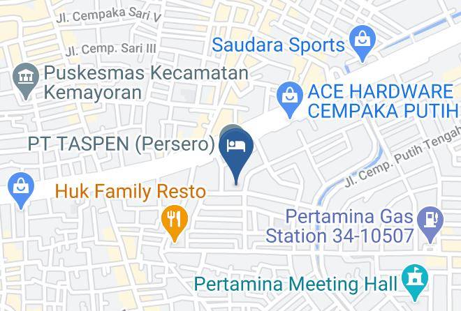 Central Jakarta - Backpack Syariah Cempaka Putih Barat Maps