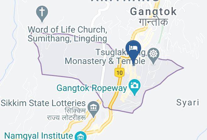 Gangtok - Backpackers Abode Maps