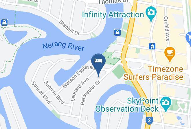 Gold Coast - Backpackers In Paradise Maps