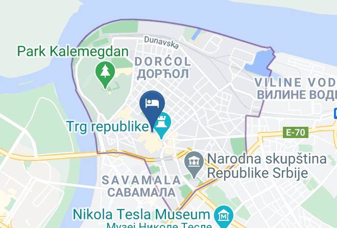 Belgrade City - Backpackers' Lounge Maps
