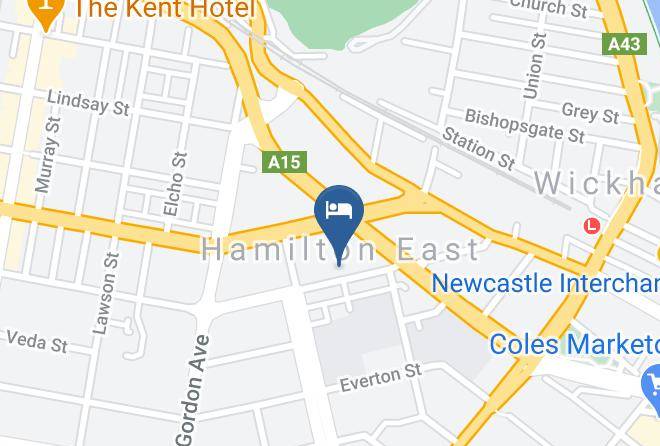 Newcastle - Backpackers Newcastle Maps