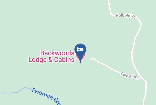Polk - Backwoods Lodge & Cabins Maps