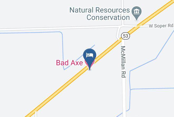 Huron County - Bad Axe Motel Maps