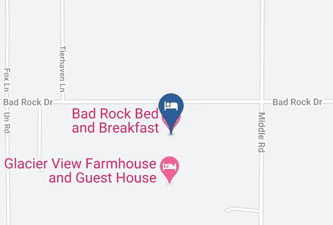 Flathead - Bad Rock Bed And Breakfast Maps