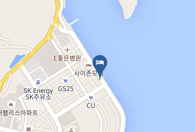 Tongyeongsi - Bada Naeum Motel Maps