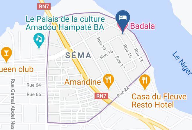 Bamako - Badala Hotel Maps