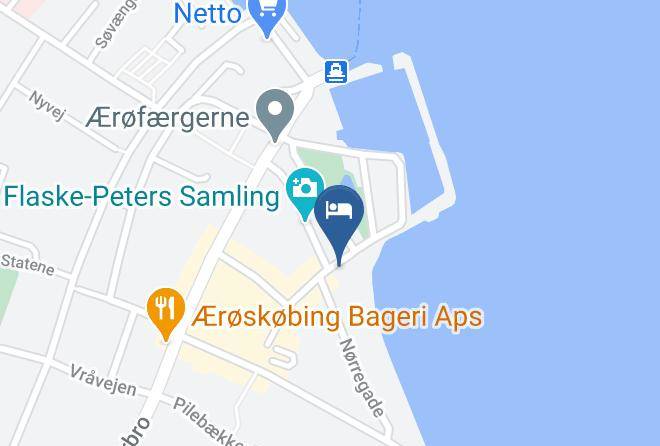 Aeroskobing - Badehotel Harmonien Maps
