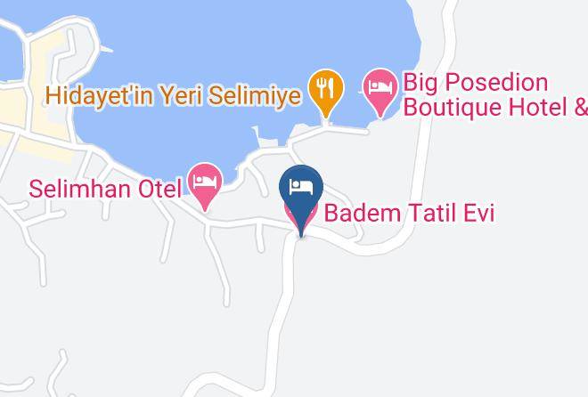 Mugla - Badem Tatil Evi Maps
