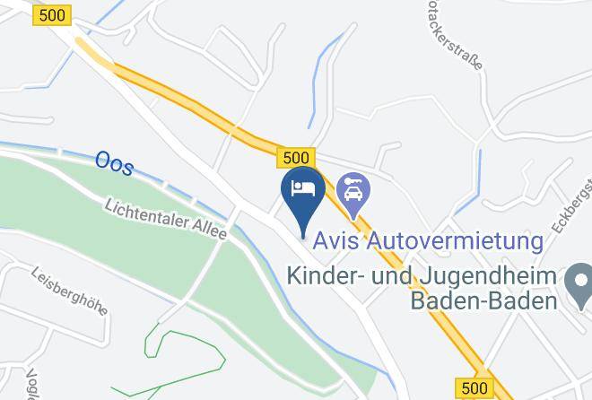 Baden Baden - Baden Baden Ferienwohnung Sejour Am Lichtental Maps
